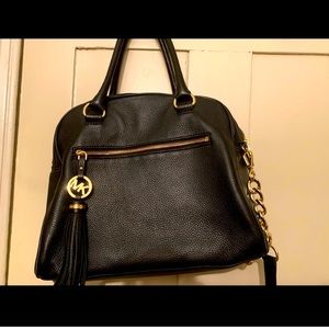 Michael Kors Bag Black and Gold